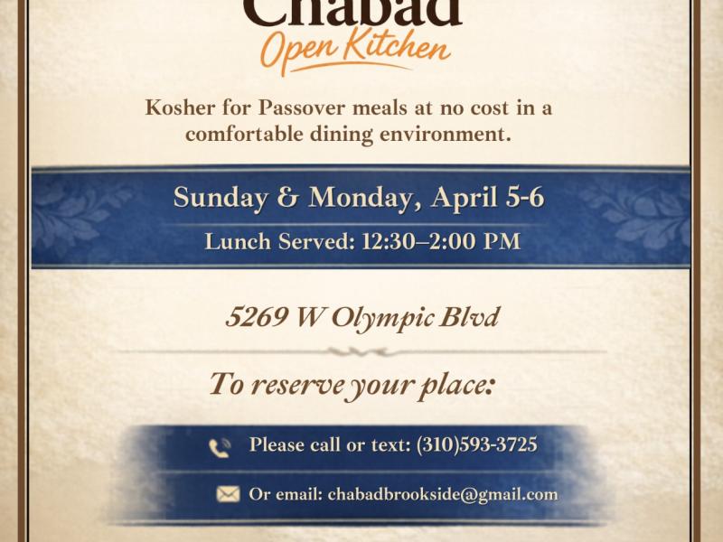 Chabad Open Kitchen